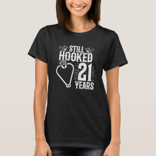 T-shirt Mariés depuis 21 ans - Couple de pêcheurs - 21e an