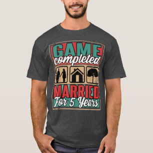 T-shirt Mariés depuis 5 ans I 5e mariage
