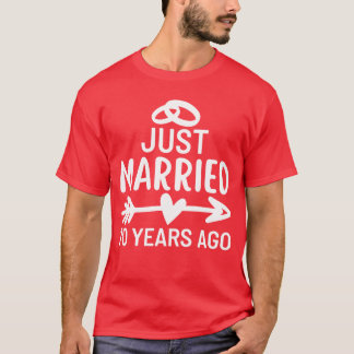T-shirt Mariés il y a 70 ans seulement Anniversaire de mar