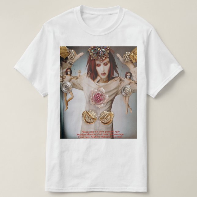 T-shirt Marilyn Manson  (Design devant)