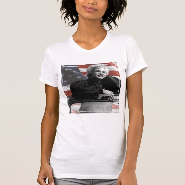 T-shirt Marilyn patriote (Devant)