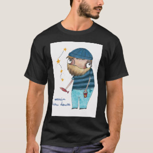 T-shirt marin d'eau douce