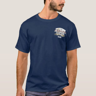 T-shirt Marine de la pièce en t des hommes d'ASPC