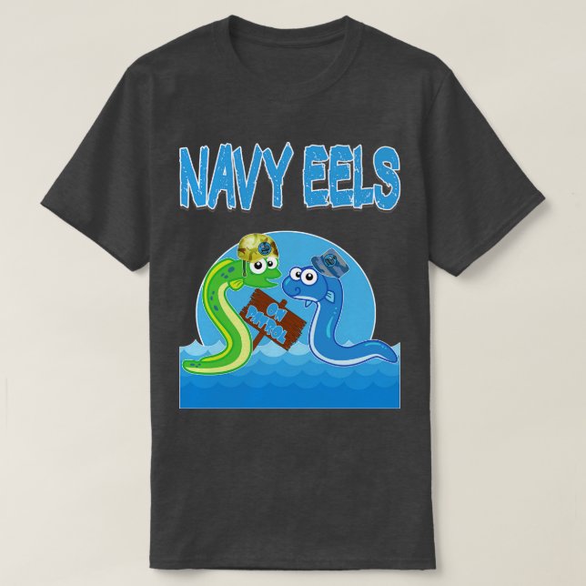 T-shirt Marine Eels (Design devant)