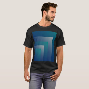 T-shirt Marine gris turquoise