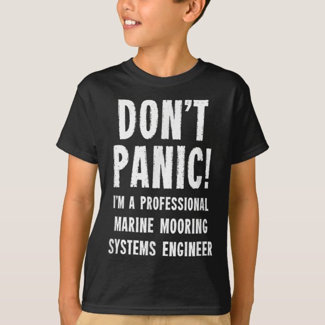 T-shirt Marine Mooring Systems Engineer  (Devant)