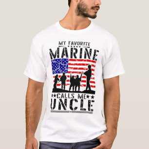 T-shirt Marine Oncle