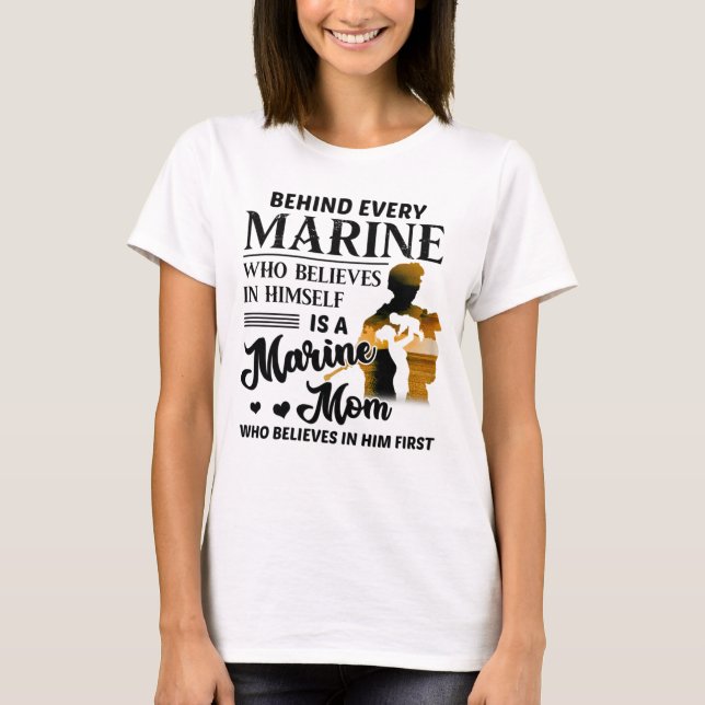 T-shirt Marine Qui Se Croit Mère Marine Vetera (Devant)