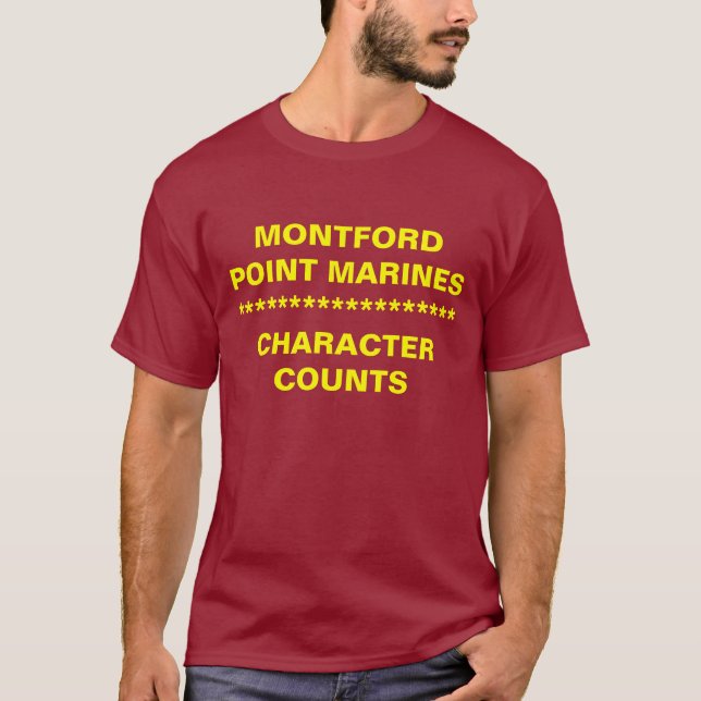 T-SHIRT MARINES CHARACT DE POINT DE MONTFORD… (Devant)