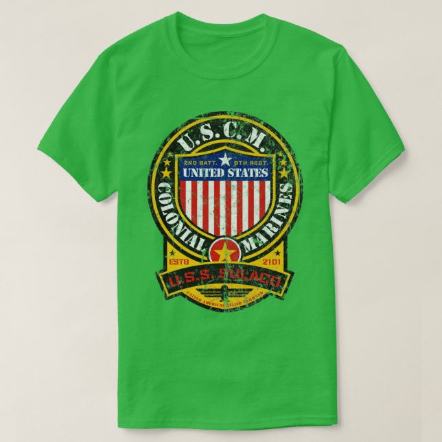T-shirt Marines coloniales des États-Unis (Design devant)
