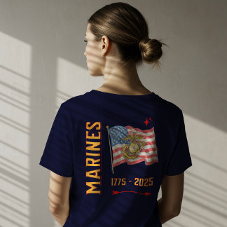 T-shirt MARINES Drôle féminin