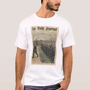 T-shirt Marines sur le défilé à l'examen du 14ème