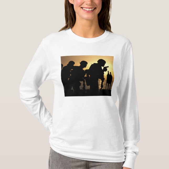 T-shirt Marines tire des pistolets de 9mm (Devant)