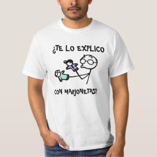 T-shirt Marionetas d'escroquerie d'explico de lo de Te de