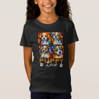 T-shirt marionnettes stylisées