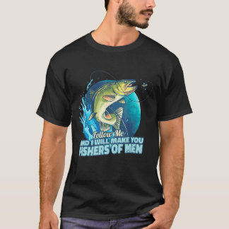 T-shirt Mark 117 Verse Chrétien Disciplines Pêcheurs De M