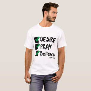 T-shirt Mark 11:24 KJV Bible Ecriture Unisex
