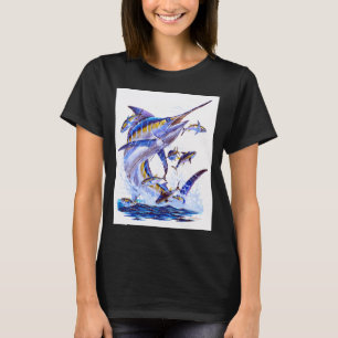 T-shirt marlin bleu et thons