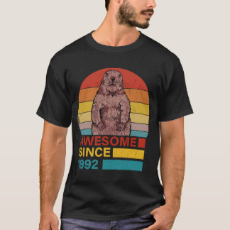 T-shirt Marmot 1992 Anniversaire Marmot Vintage Retro Suns