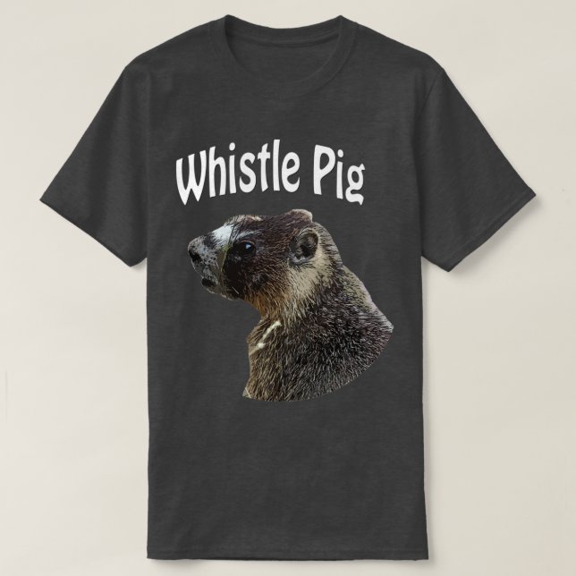 T-shirt Marmotte des Rocheuses (Design devant)