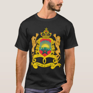 T-shirt Maroc Armoiries Drapeau souvenir Rabat