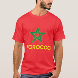 T-shirt Maroc - Drapeau Marocain