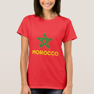 T-shirt Maroc - Drapeau Marocain