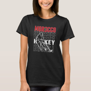 T-shirt Maroc Hockey sur glace Équipe de hockey marocain