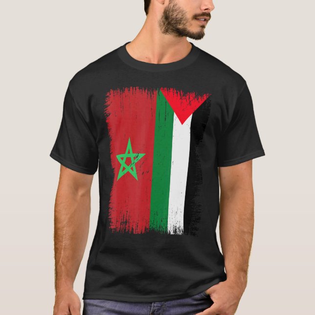 T-shirt Maroc Palestine (Devant)