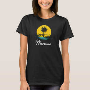 T-shirt Maroc Souvenir Été Voyage Plage Vacat