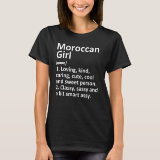 T-shirt Marocaine Maroc Pays Accueil Racines Descente