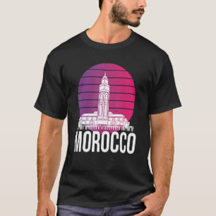 T-shirt Marocains City Maroc Skyline Afrique Gibraltar Ver
