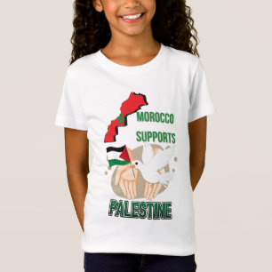 T-Shirt-Marokko-Unterstützer-Palästina T-Shirt
