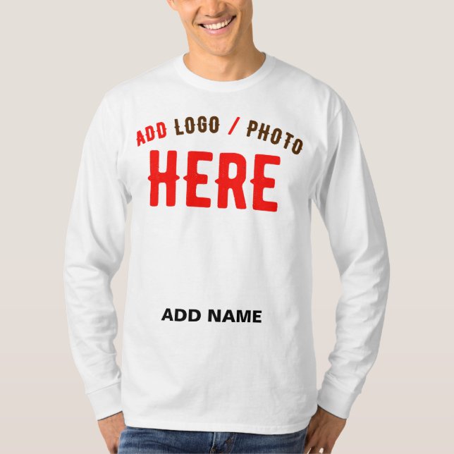 T-SHIRT MARQUE BLANCHE MODERNE ET PERSONNALISABLE VÉRIFIÉE (Devant)