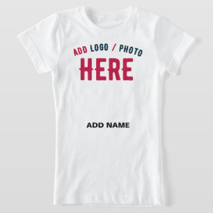 T-Shirt MARQUE BLANCHE MODERNE ET PERSONNALISABLE VÉRIFIÉE