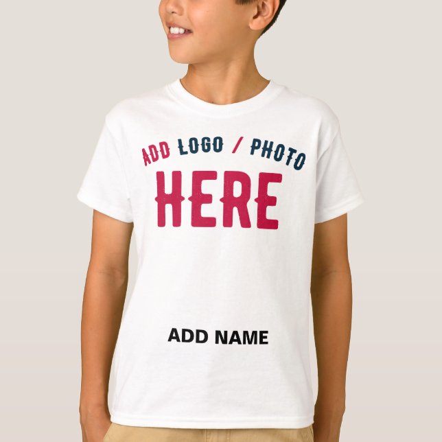 T-SHIRT MARQUE BLANCHE MODERNE ET PERSONNALISABLE VÉRIFIÉE (Devant)
