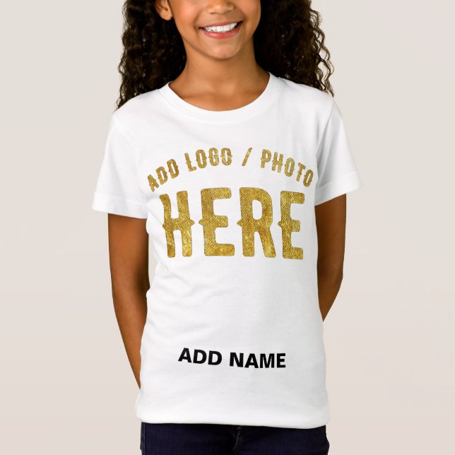 T-Shirt MARQUE BLANCHE MODERNE ET PERSONNALISABLE VÉRIFIÉE (Devant)
