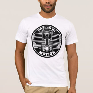 T-shirt Marque circulaire de piston cinétique mécanique