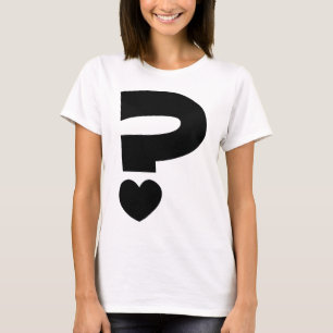 T-shirt Marque de question