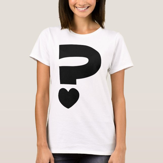 T-shirt Marque de question (Devant)