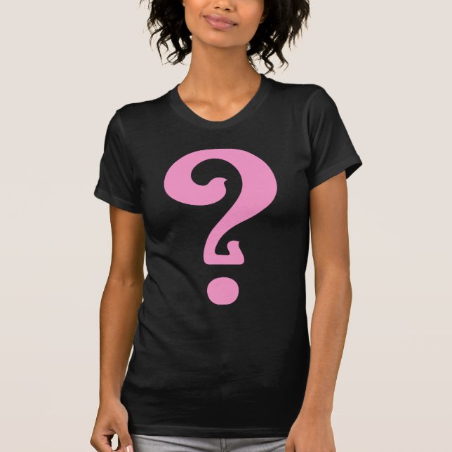 T-shirt Marque de question Art Nouveau (Devant)