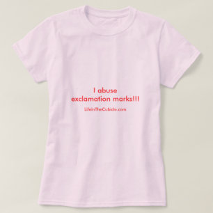 T-shirt Marque d'exclamation ! ! !