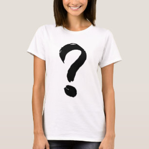 T-shirt Marque d'interrogation