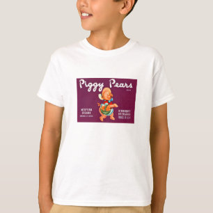 T-shirt Marque porcine de poires
