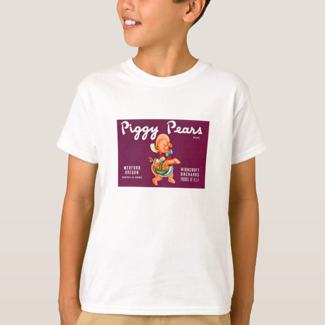 T-shirt Marque porcine de poires (Devant)