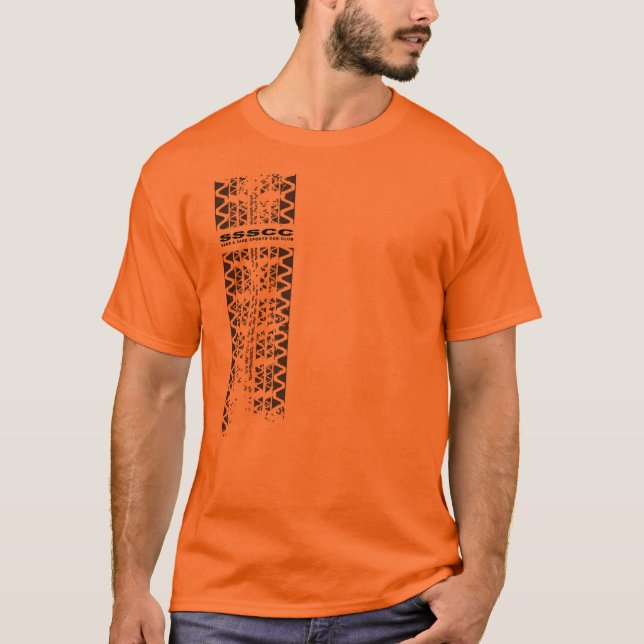 T-shirt Marques de dérapage - hommes, femmes, et chemises (Devant)