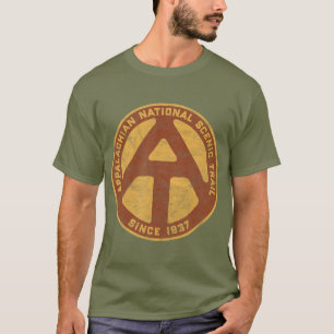 T-shirt Marqueur du sentier des Appalaches Retro National 