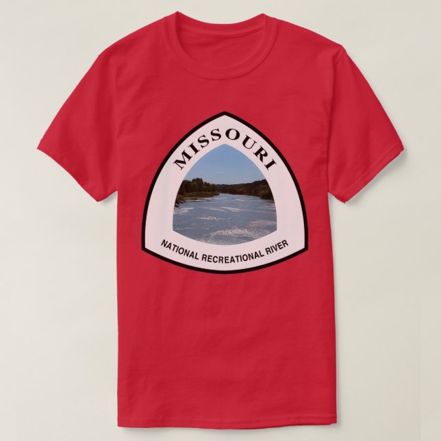 T-shirt Marqueur du sentier national de la rivière récréat (Design devant)