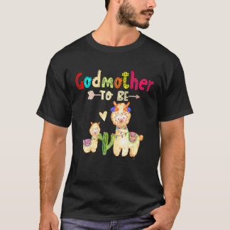 T-shirt Marraine À Devenir Bébé Lama S