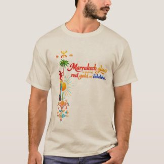 T-shirt Marrakech Brille – Tee-shirt d'Art Marocain Vibran